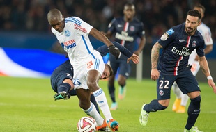 Gianelli Imbula, exclu injustement par Clément Turpin, le 9 novembre 2014 au Parc des Princes.