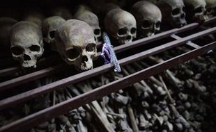 Mémorial du génocide à Nyamata au Rwanda, le 27 septembre 2009.
