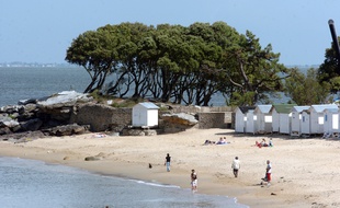 La plage des Dames sur l'île de Noirmoutier en Vendée.
