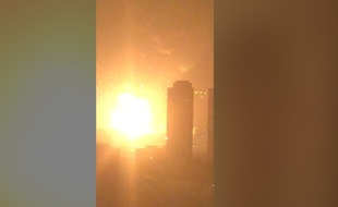Daniel Van Duren a capté les explosions depuis le haut d'un immeuble.