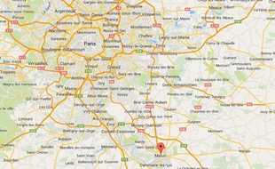 Google Maps de Melun (Seine-et-Marne).