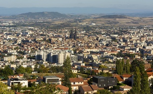 Clermont-Ferrand, chef-lieu du département du Puy-de-Dôme