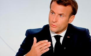 Emmanuel Macron, le 14 octobre 2020 à l'Elysée.