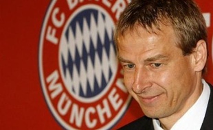 Jürgen Klinsmann, lors de sa présentation au Bayern Munich le 11 janvier 2008.