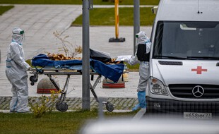 Triste record de décès liés au coronavirus en Russie.