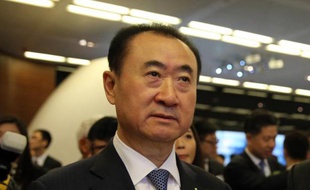 Wang Jianlin (c), Pdg de Wanda, le 23 décembre 2014