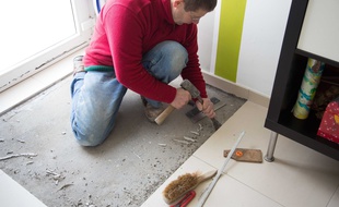 Illustration de travaux à domicile.