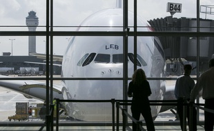 Un A380 de British Airways à l'aéroport de Washington Dulles, aux Etats-Unis, le 2 octobre 2014.