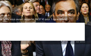 Le site qui permet de calculer le prix d'un texte en prix