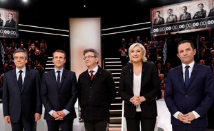 Le premier débat télévisé de l'élection présidentielle 2017.