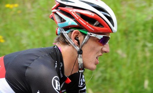 Andy Schleck, le 8 juin 2012, au Critérium du Dauphiné Libéré.