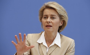 La ministre allemande de la Défense, Ursula von der Leyen, à Berlin, le 29 octobre 2014.