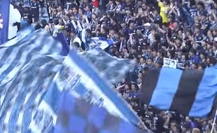 Les supporters du Gamba Osaka.