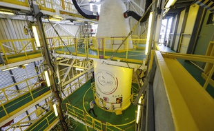 Au centre spatial de Kourou, avant le décollage des satellites, il y a quelques jours.