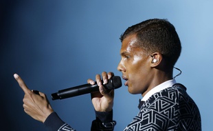 Stromae en concert à Rabat, au Maroc, le 2 juin 2014.