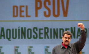 Photo fournie par la présidence venezuelienne de Nicolas Maduro à Caracas, le 19 mai 2016