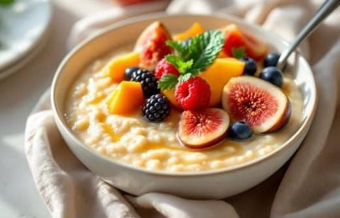 Un porridge minute à la semoule, fondant et fruité : la recette du matin ultra-simple qui réconcilie avec le petit-déj