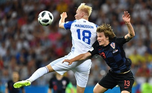 Magnusson los du match contre la Croatie, le 26 juin 2018.