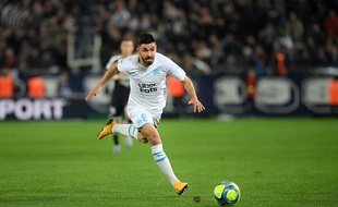 Le Marseillais Morgan Sanson lors du match contre Bordeaux au Matmut Atlantique, le 2 février 2020.