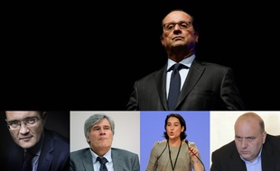 Montage. Hollande, Bachelay, Le Foll, Espagnac, Dray.
CHARLY TRIBALLEAU; JOEL SAGET/AFP et Simon Decleves ; ERIC CABANIS ; JULIEN DE FONTENAY/SIPA;