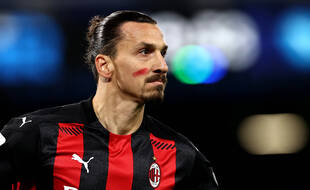 Zlatan Ibrahimovic lors de Naples-Milan AC le 22 novembre 2020.