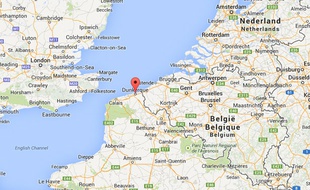 Google map de Dunkerque.