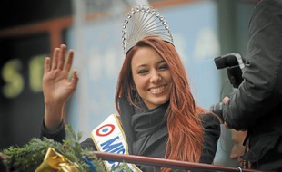 Le 18 décembre, deux semaines après son élection, Delphine Wespiser était venue visiter le marché de Noël.