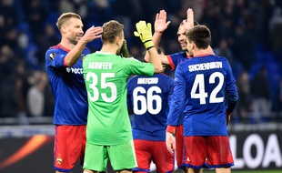 Le gardien russe Igor Akinfeev et le CSKA Moscou étaient venus se qualifier pour les quarts de finale de Ligue Europa, le 15 mars au Parc OL.