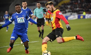 Abellah Zoubir, attaquant du RC Lens