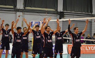 Les joueurs de l'Asul Lyon Volley ont conclu cette saison de Ligue B à la huitième place, comme en 2016-2017.