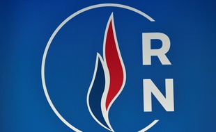 Logo du Rassemblement national (RN).