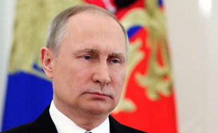 Vladimir Poutine, président russe, le 23 mars 2018.
