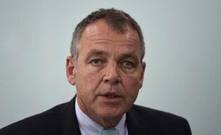 Le nouveau PDG de Malaysia Airlines, l'allemand Christoph Mueller, le 1er juin 2015 au siège social de la compagnie aérienne, à Sepang, en Malaisie