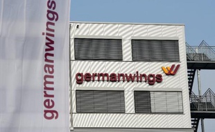 Le siège de la compagnie aérienne allemande Germanwings à Cologne le 24 mars 2015