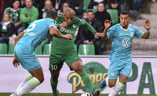 Khazri dans le Chaudron face à Wolfsburg en Ligue Europa.