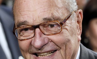 Photo prise le 21 novembre 2014, montrant l'ancien président Jacques Chirac au musée du Quai Branly, à Paris.