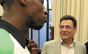 Jean-Paul Bret a accueilli mardi les joueurs de l'Asvel, mais pas Tony Parker.