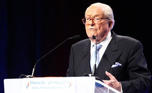 Jean-Marie Le Pen à Marseille, le 20 mai 2014.