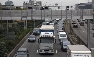 Le périphérique parisien, le 24 octobre 2013.