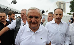 Jean-Pierre Raffarin à Marseille, le 3 septembre 2011, lors du campus d'été de l'UMP.