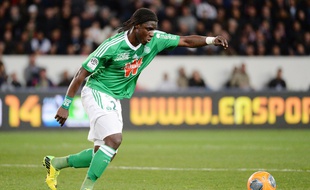 Bayal Sall au parc des Princes, le 16 mars 2014.