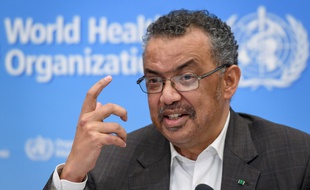 Le directeur général de l'OMS, Tedros Adhanom Ghebreyesus, le 30 janvier 2020 à Genève.