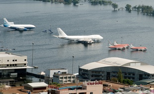 Bangkok s’enfonce inexorablement et pourrait être en partie submergée d’ici à 2030.