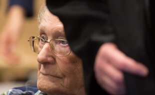 L'ancien comptable d'Auschwitz Oskar Gröning.