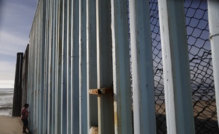 La frontière entre Mexique et Etats-Unis à Tijuana.