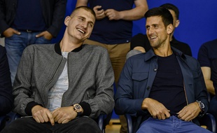 Jokic et Djokovic côte à côte, le 11 juin