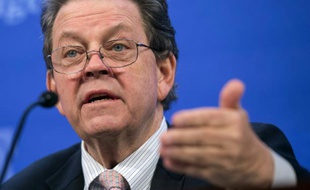 L'économiste libéral, Arthur Laffer, à Washington, le 18 décembre 2014