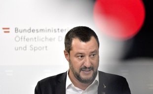 Matteo Salvini, le 14 septembre à Vienne en Autriche.