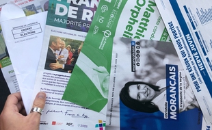 Exemples de propagande électorale en Pays-de-la-Loire.