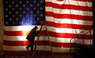Lors d'une élection aux USA.